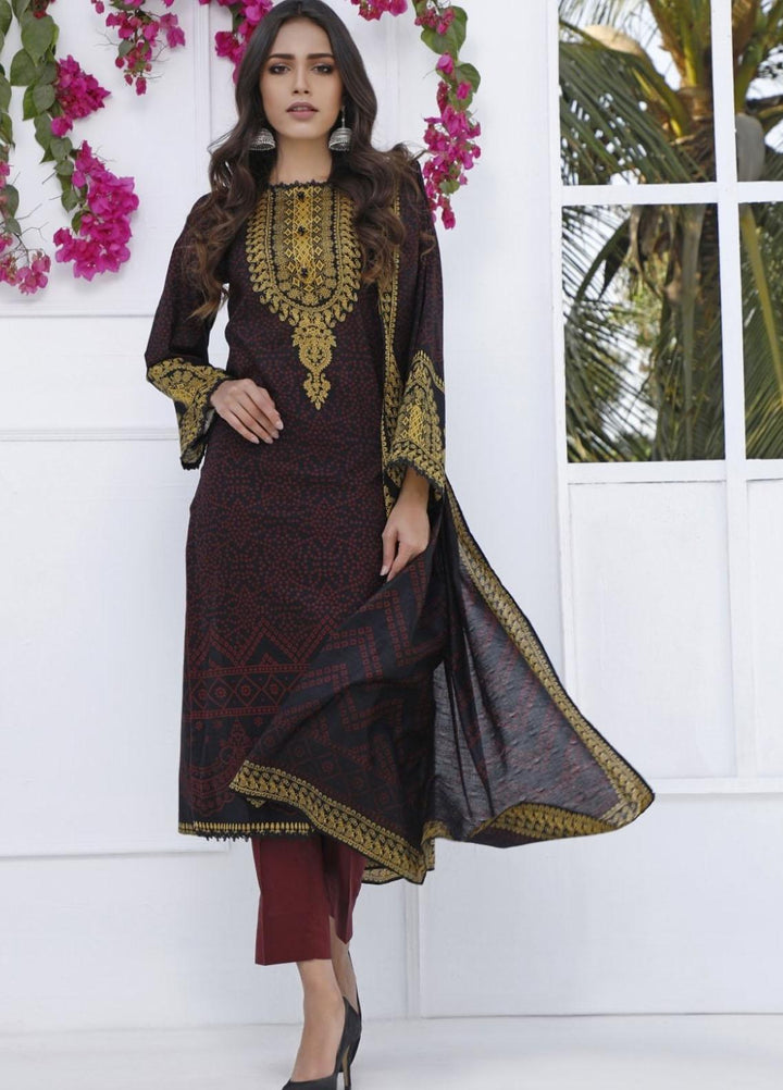 Ittehad Textiles Printed Lawn Suits Unstitched 3 Piece IT21CL LF-CL-21122A - Summer Collection