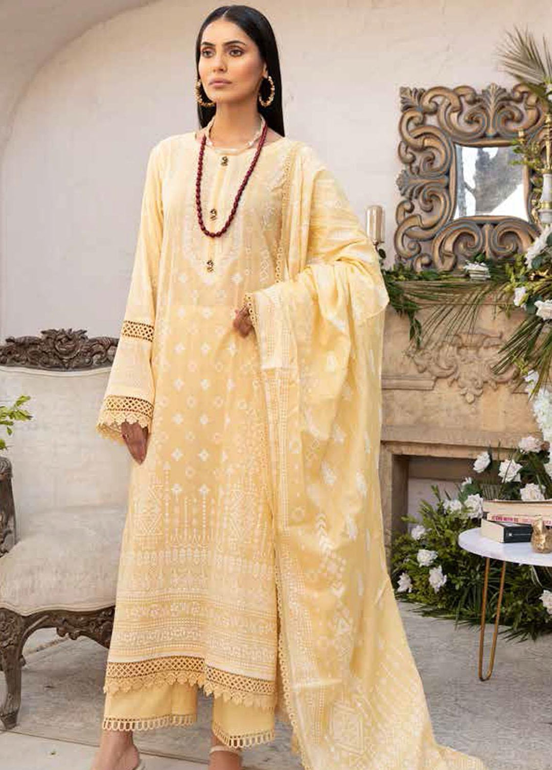 Crystal By Ittehad Textiles Printed Lawn Suits Unstitched 3 Piece ITD22CS LF-CL1-2204B - Summer Collection