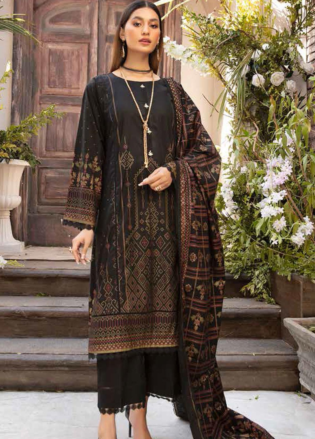 Crystal By Ittehad Textiles Printed Lawn Suits Unstitched 3 Piece ITD22CS LF-CL1-2205A - Summer Collection