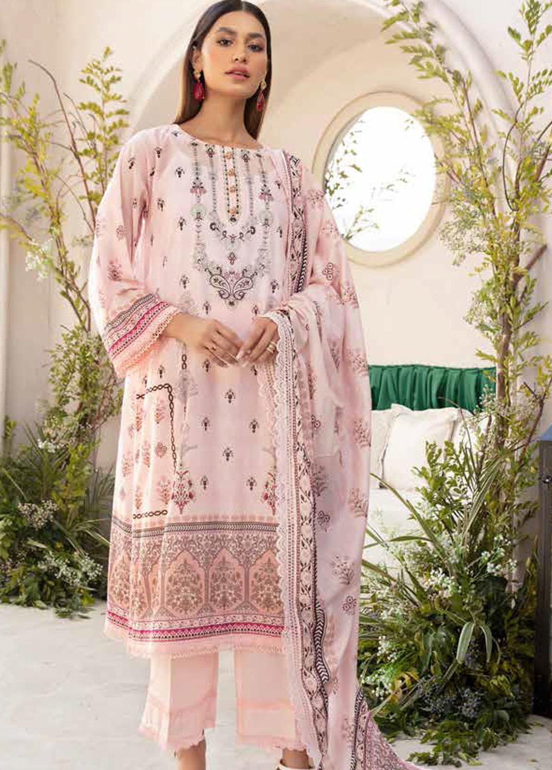 Crystal By Ittehad Textiles Printed Lawn Suits Unstitched 3 Piece ITD22CS LF-CL1-2207A - Summer Collection