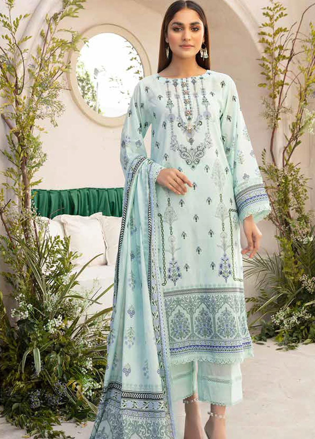 Crystal By Ittehad Textiles Printed Lawn Suits Unstitched 3 Piece ITD22CS LF-CL1-2207B - Summer Collection