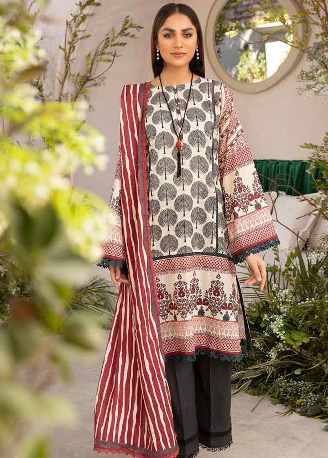 Crystal By Ittehad Textiles Printed Lawn Suits Unstitched 3 Piece ITD22CS LF-CL1-2209B - Summer Collection