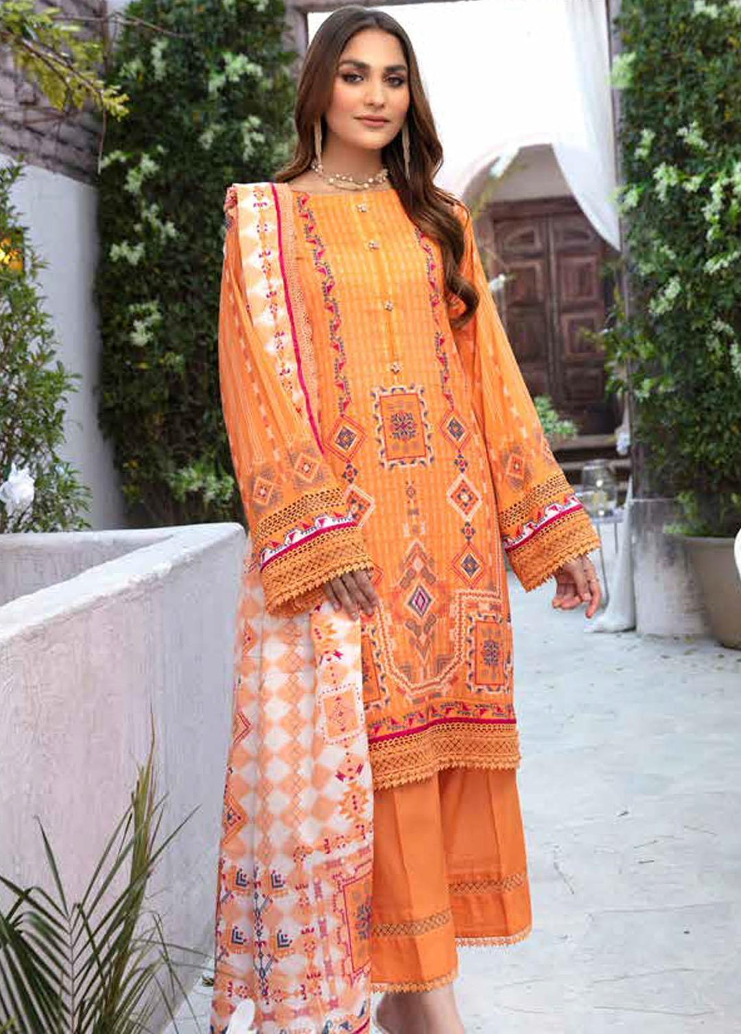 Crystal By Ittehad Textiles Printed Lawn Suits Unstitched 3 Piece ITD22CS LF-CL1-2210B - Summer Collection