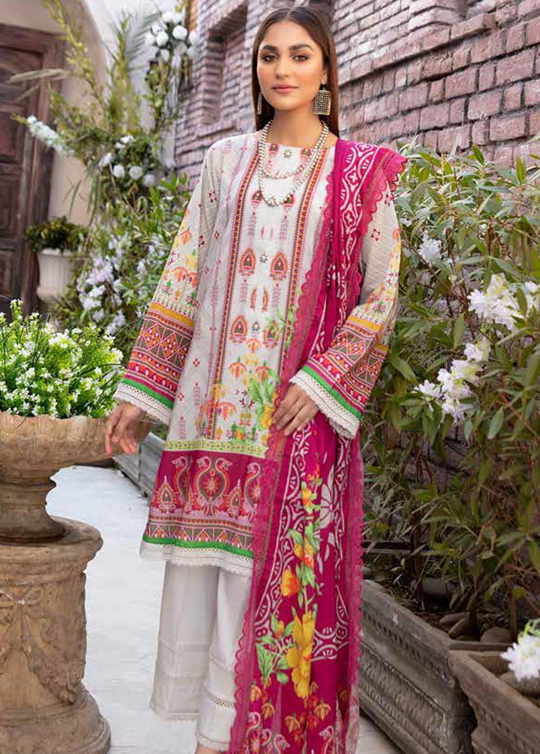 Crystal By Ittehad Textiles Printed Lawn Suits Unstitched 3 Piece ITD22CS LF-CL1-2214B - Summer Collection