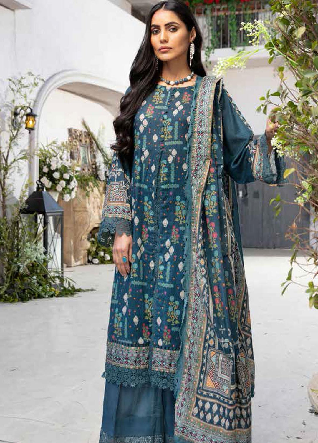 Crystal By Ittehad Textiles Printed Lawn Suits Unstitched 3 Piece ITD22CS LF-CL1-2218B - Summer Collection