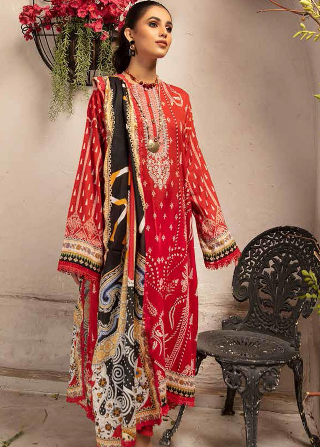 Crystal By Ittehad Textiles Printed Lawn Suits Unstitched 3 Piece ITD22CS LF-CL1-2219B - Summer Collection