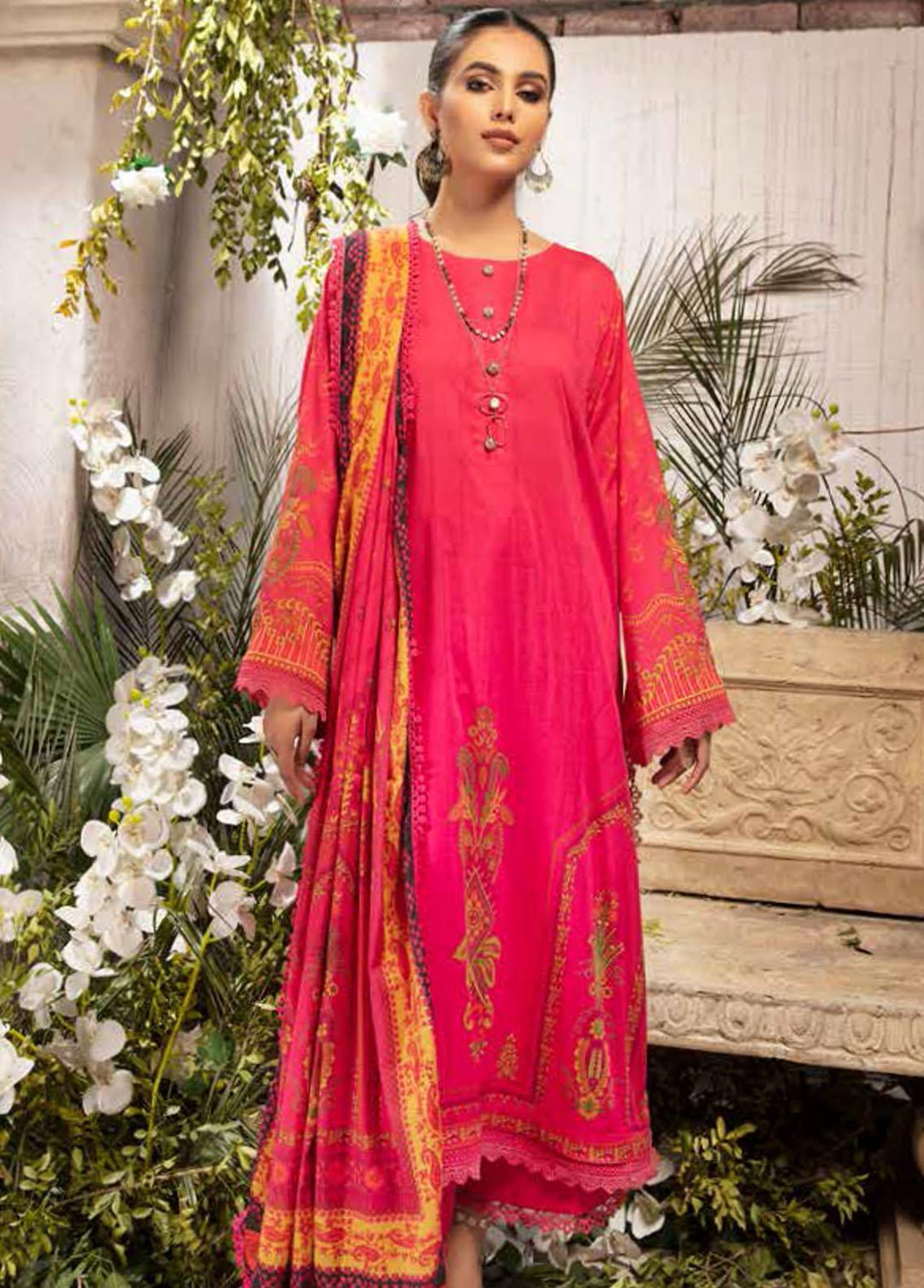 Crystal By Ittehad Textiles Printed Lawn Suits Unstitched 3 Piece ITD22CS LF-CL1-2221A - Summer Collection
