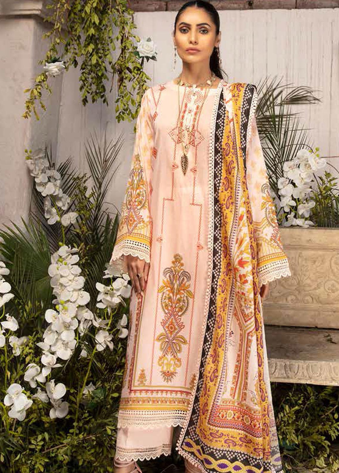 Crystal By Ittehad Textiles Printed Lawn Suits Unstitched 3 Piece ITD22CS LF-CL1-2221B - Summer Collection