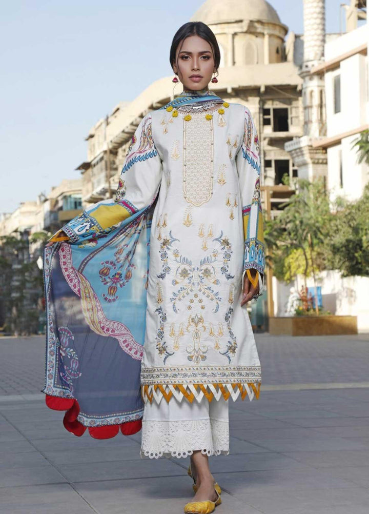 Ittehad Textiles Embroidered Lawn Suits Unstitched 3 Piece IT21EL ITE-VIEIRA - Summer Collection