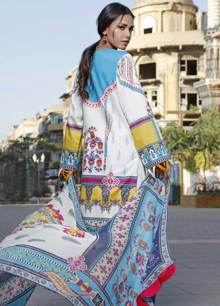 Ittehad Textiles Embroidered Lawn Suits Unstitched 3 Piece IT21EL ITE-VIEIRA - Summer Collection