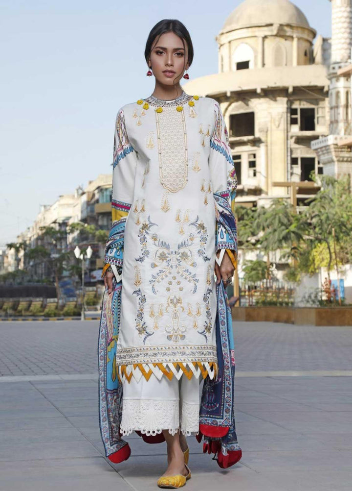 Ittehad Textiles Embroidered Lawn Suits Unstitched 3 Piece IT21EL ITE-VIEIRA - Summer Collection