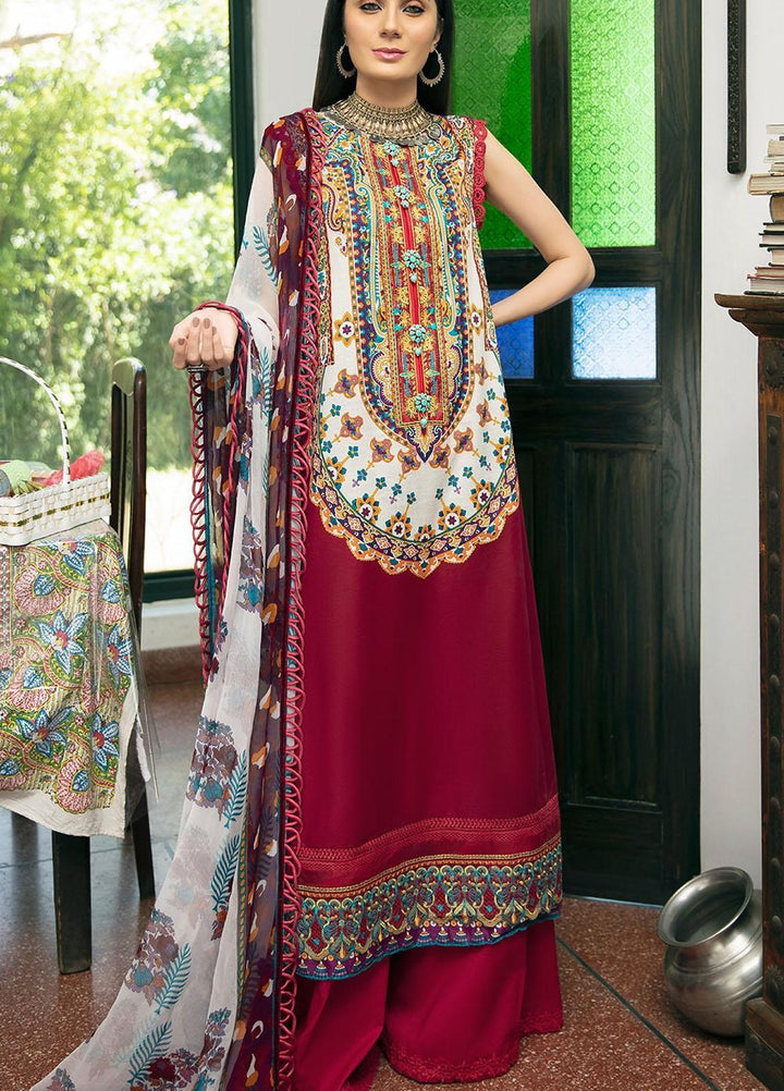 Ittehad Textiles Embroidered Lawn Suits Unstitched 3 Piece ITD21SS PELOUSE - Spring / Summer Collection