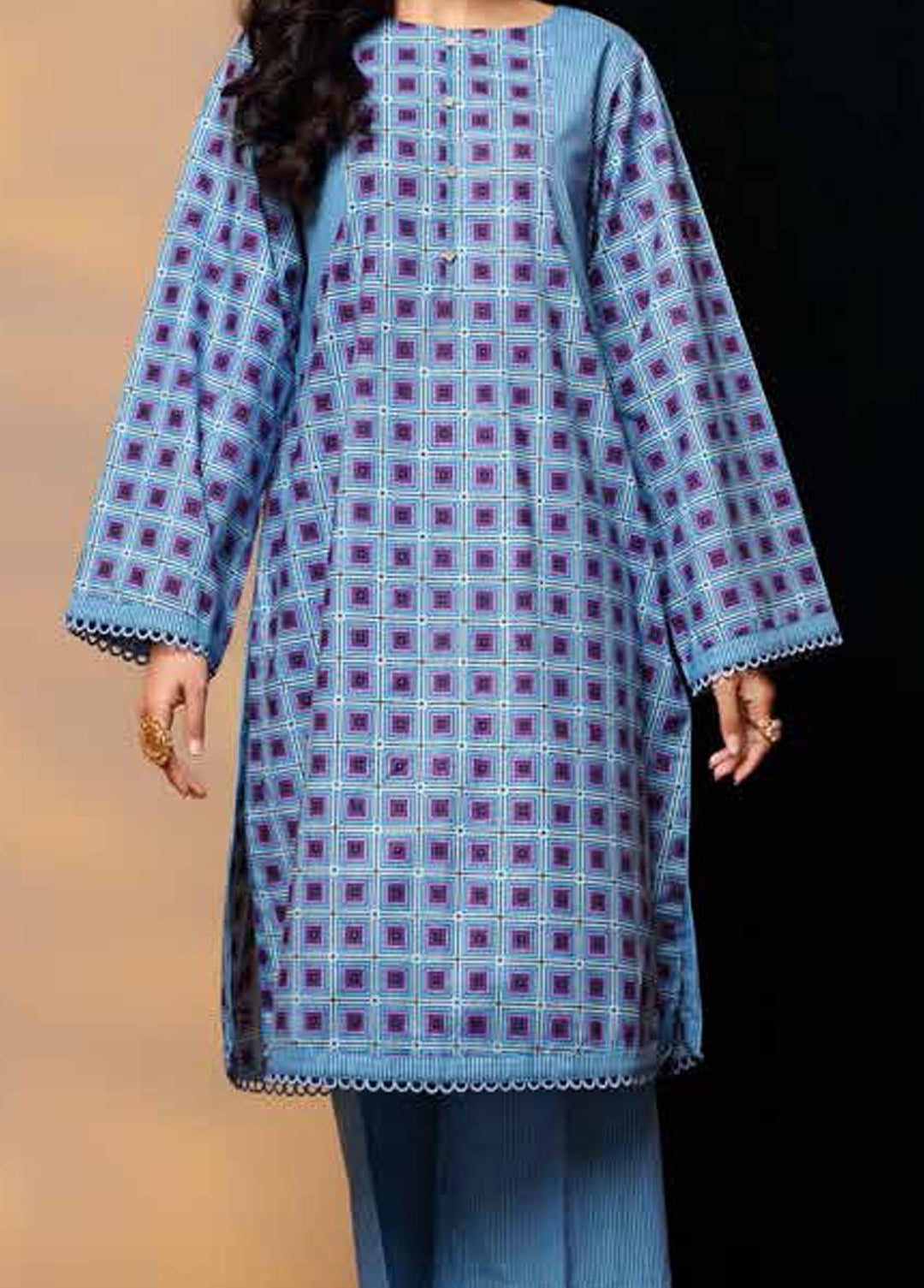 Heena By Ittehad Textiles Printed Cotton Suits Unstitched 2 Piece ITD21HC 003B - Fall Collection