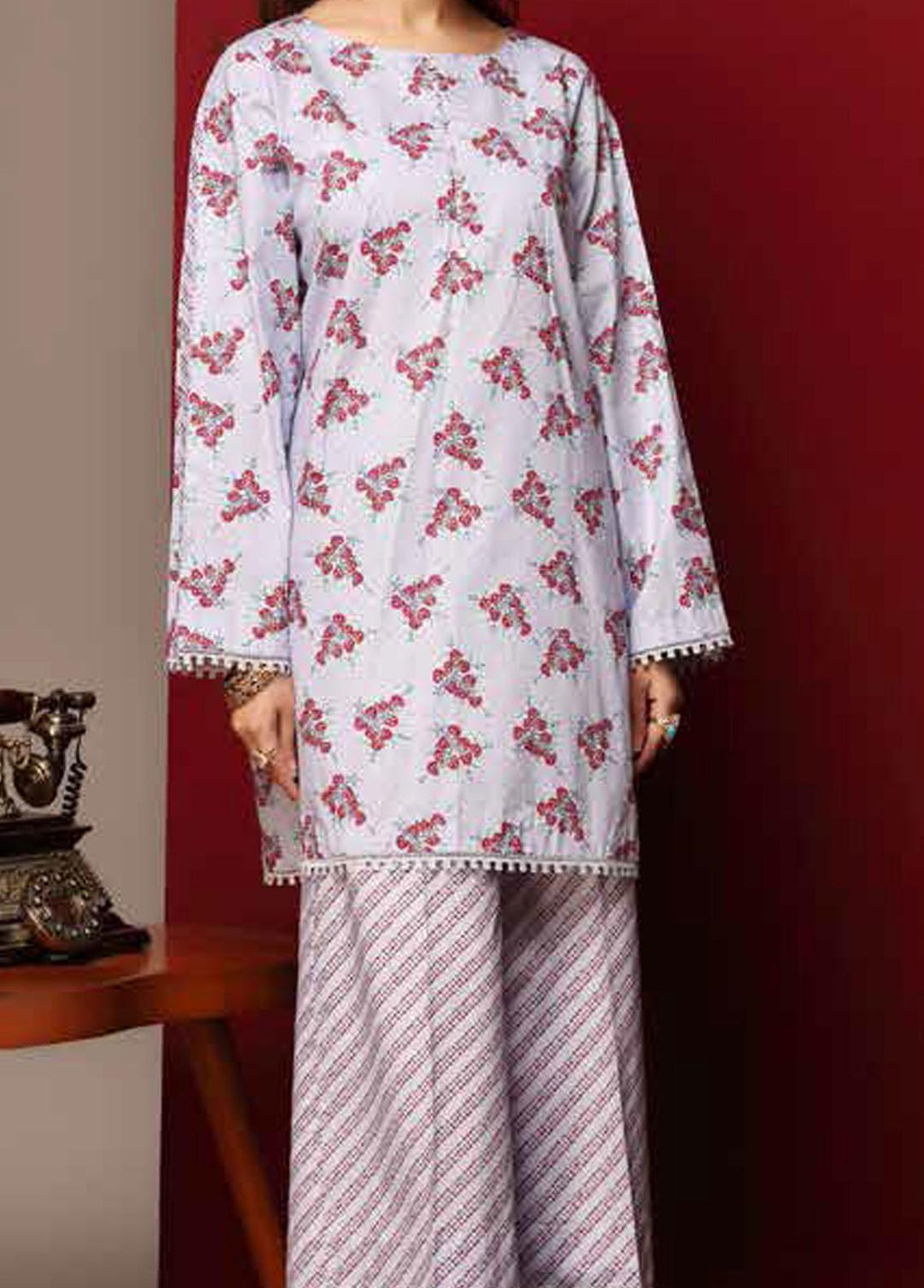 Heena By Ittehad Textiles Printed Cotton Suits Unstitched 2 Piece ITD21HC 004A - Fall Collection