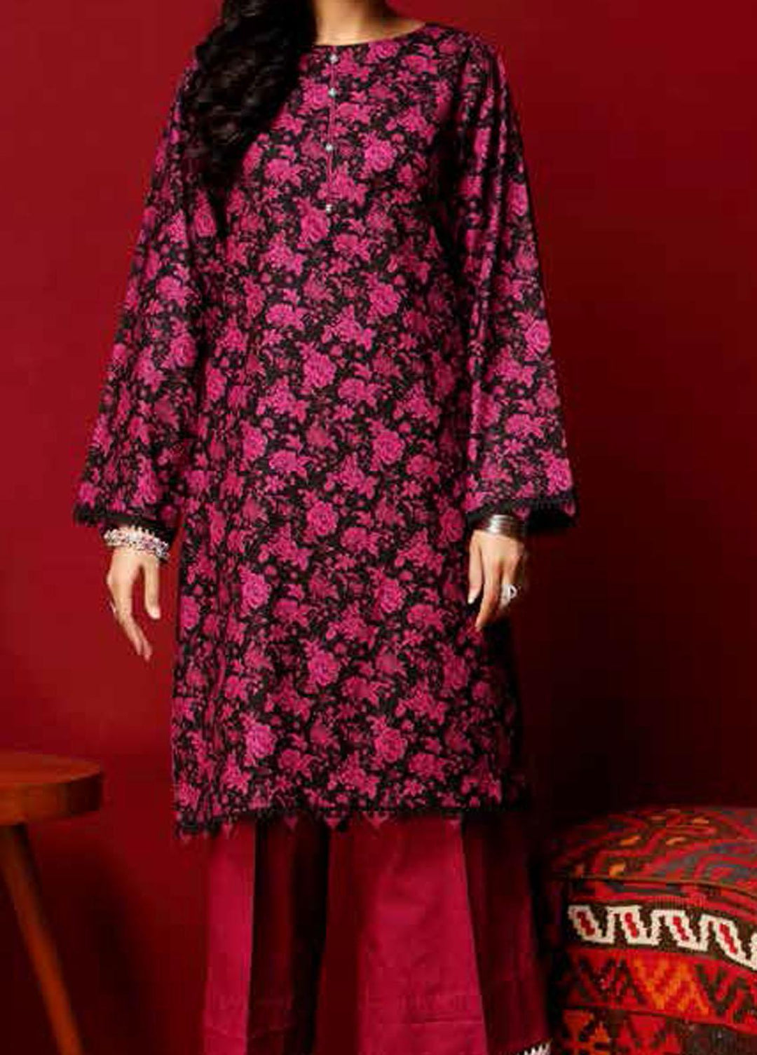 Heena By Ittehad Textiles Printed Cotton Suits Unstitched 2 Piece ITD21HC 009C - Fall Collection