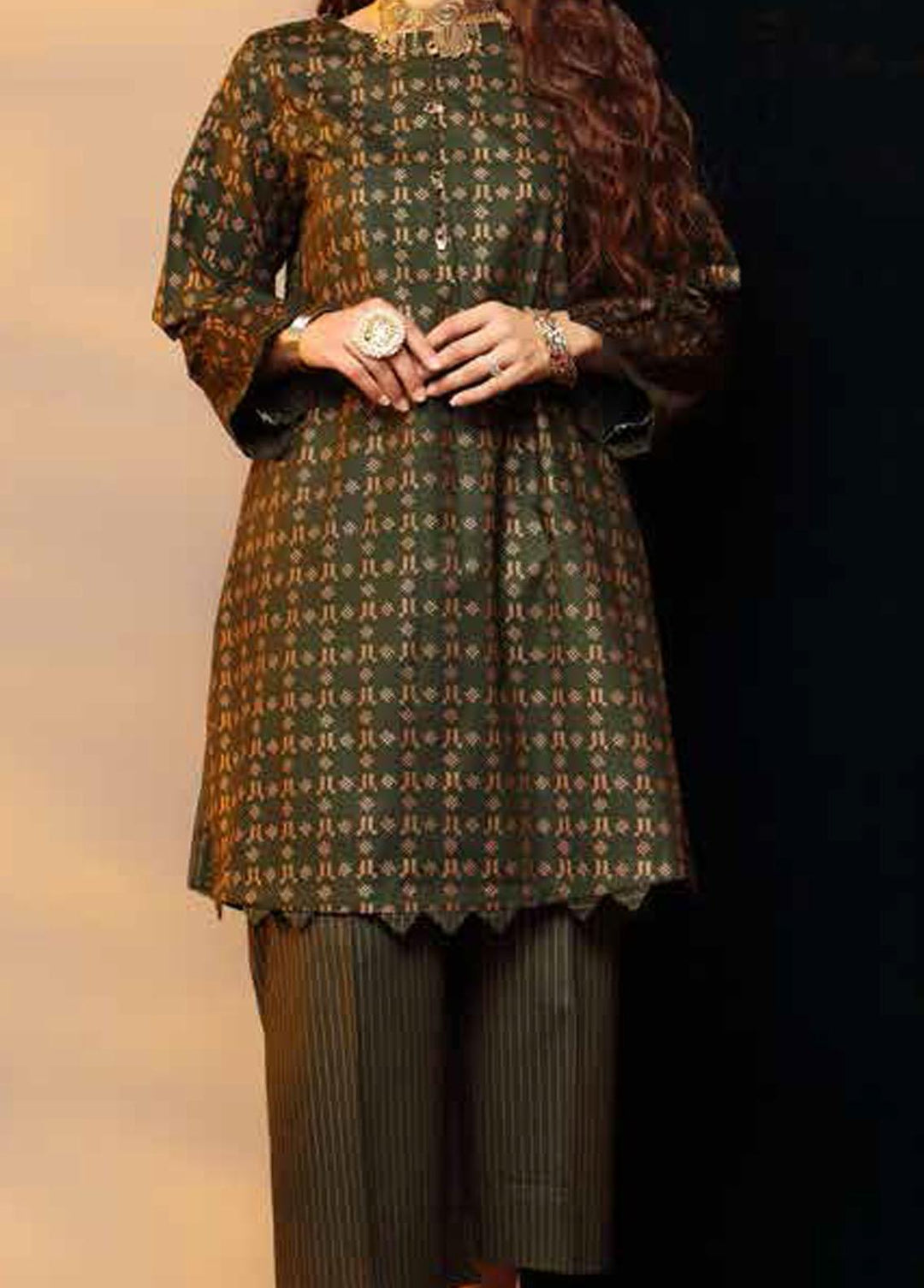 Heena By Ittehad Textiles Printed Cotton Suits Unstitched 2 Piece ITD21HC 011B - Fall Collection