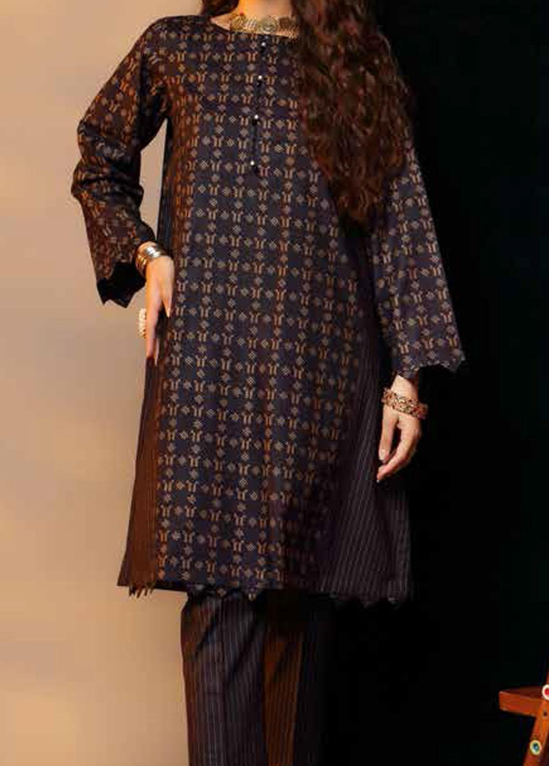 Heena By Ittehad Textiles Printed Cotton Suits Unstitched 2 Piece ITD21HC 011C - Fall Collection