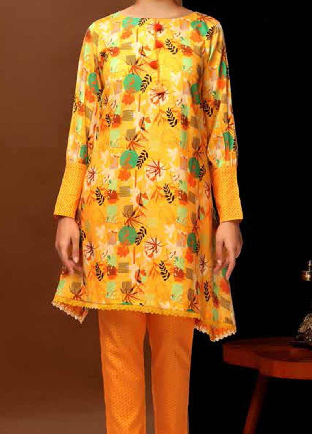 Heena By Ittehad Textiles Printed Cotton Suits Unstitched 2 Piece ITD21HC 014A - Fall Collection