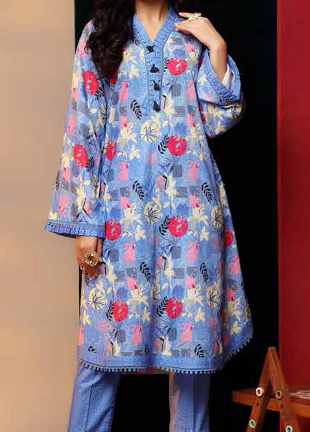 Heena By Ittehad Textiles Printed Cotton Suits Unstitched 2 Piece ITD21HC 014B - Fall Collection
