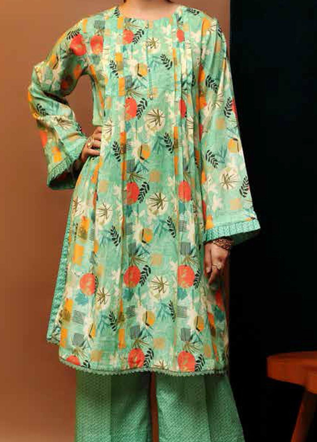 Heena By Ittehad Textiles Printed Cotton Suits Unstitched 2 Piece ITD21HC 014C - Fall Collection