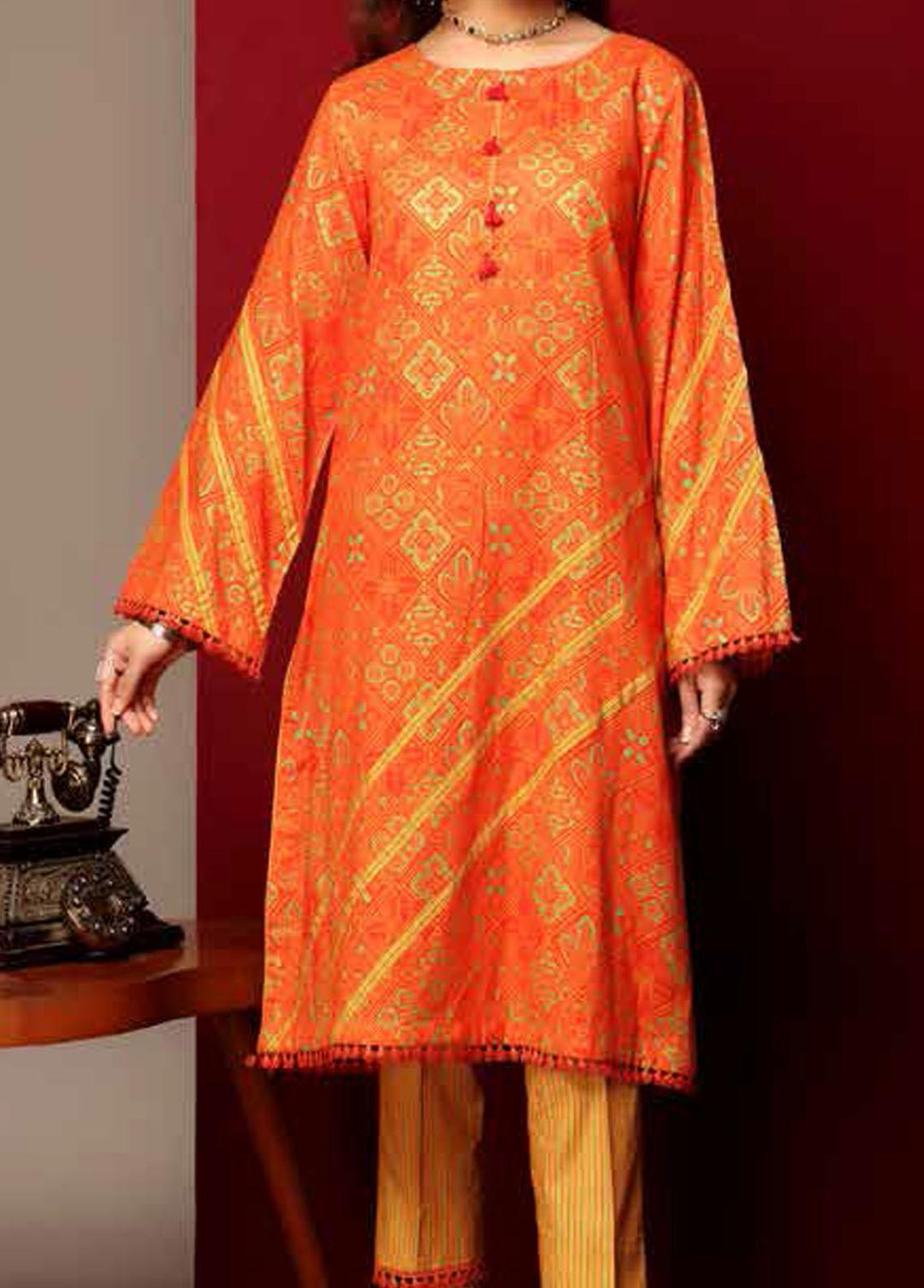 Heena By Ittehad Textiles Printed Cotton Suits Unstitched 2 Piece ITD21HC 015A - Fall Collection
