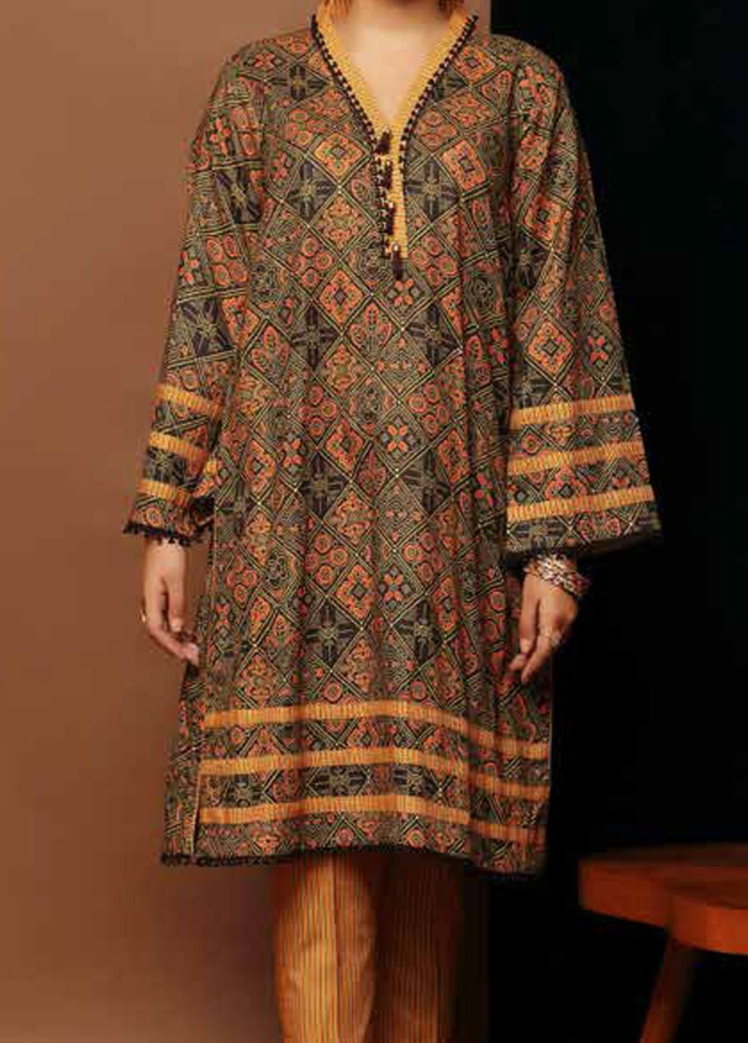 Heena By Ittehad Textiles Printed Cotton Suits Unstitched 2 Piece ITD21HC 015C - Fall Collection