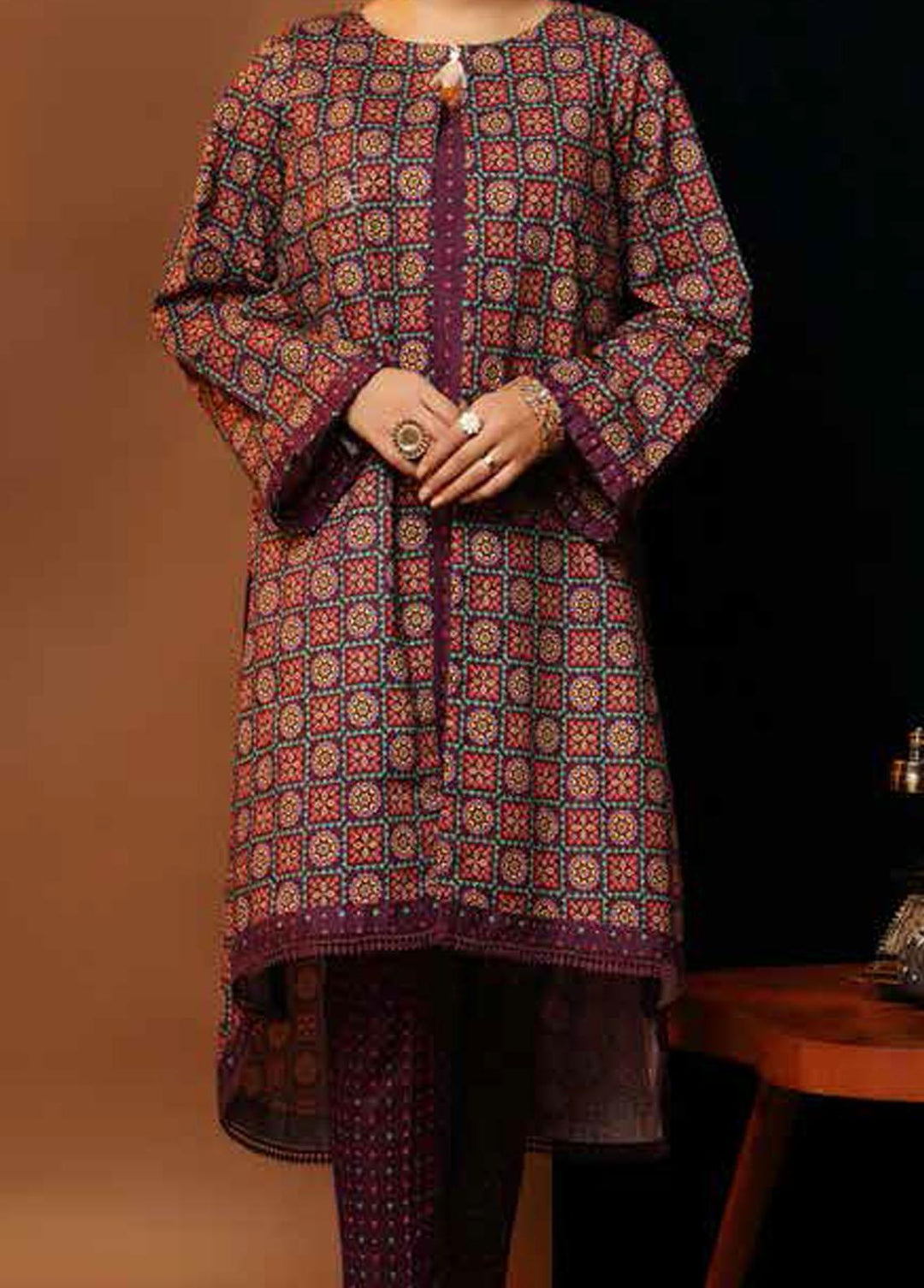 Heena By Ittehad Textiles Printed Cotton Suits Unstitched 2 Piece ITD21HC 017B - Fall Collection