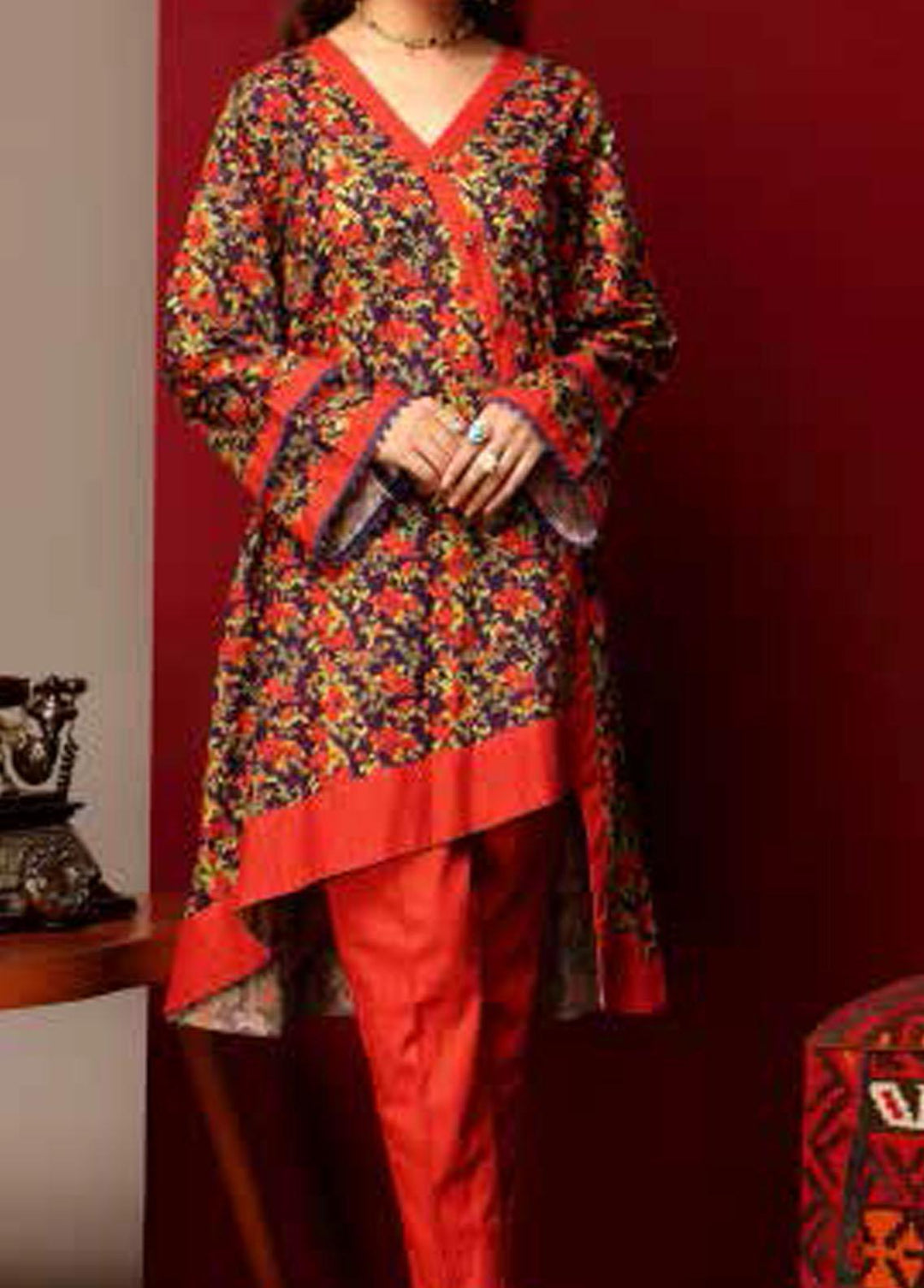 Heena By Ittehad Textiles Printed Cotton Suits Unstitched 2 Piece ITD21HC 018C - Fall Collection