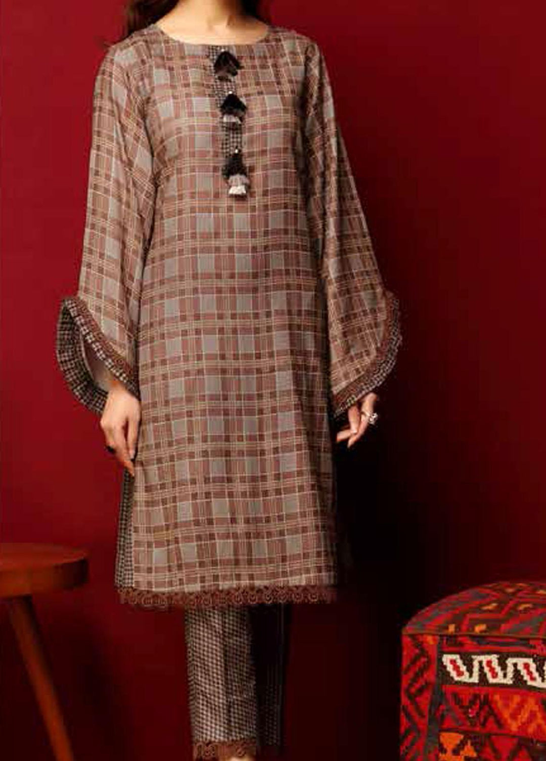 Heena By Ittehad Textiles Printed Cotton Suits Unstitched 2 Piece ITD21HC 021A - Fall Collection