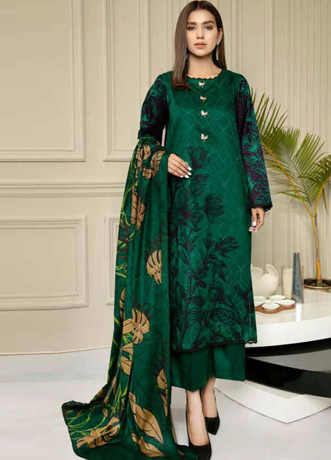 Ittehad Textiles Printed Lawn Suits Unstitched 3 Piece ITD21J LF-JL-21221A - Summer Collection