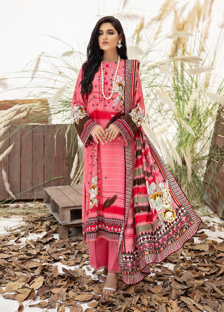 Ittehad Textiles Printed Linen Suits Unstitched 3 Piece IT21JL LF-JN-21505B - Winter Collection