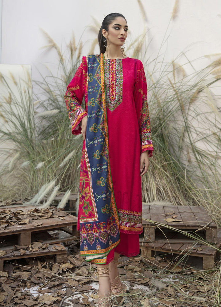 Ittehad Textiles Printed Linen Suits Unstitched 3 Piece IT21JL LF-JN-21510B - Winter Collection