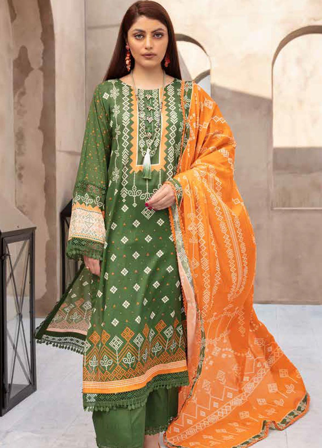 Jhalak By Ittehad Textiles Printed Lawn Suits Unstitched 3 Piece ITD22JS LF-JL1-2204B - Summer Collection