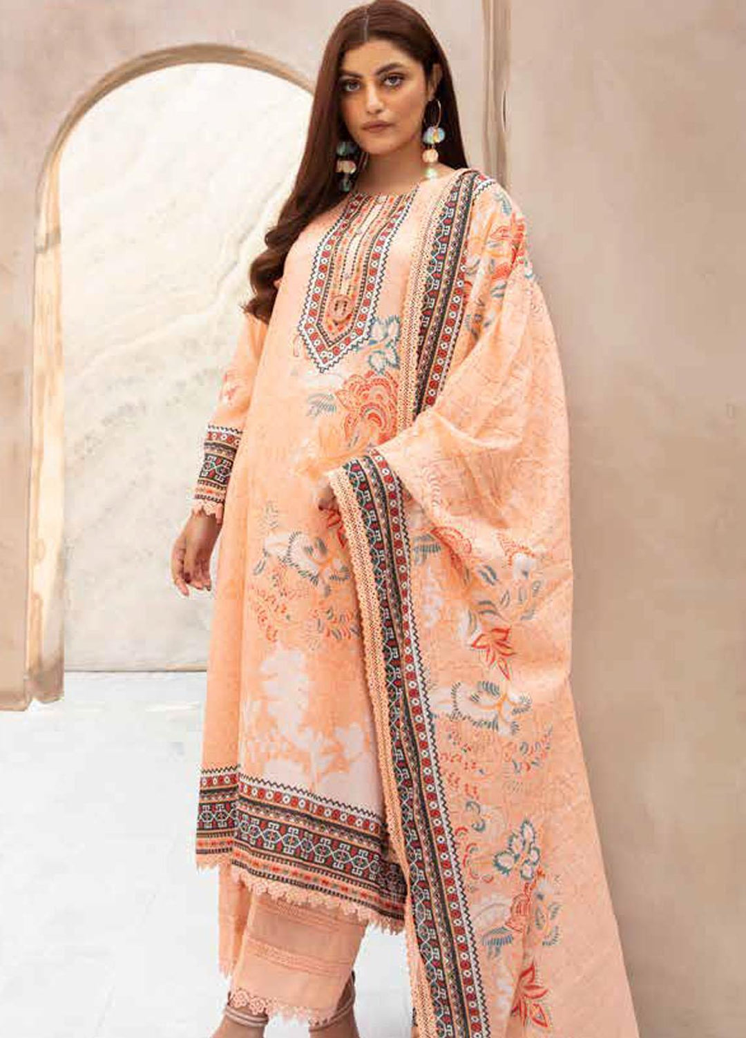 Jhalak By Ittehad Textiles Printed Lawn Suits Unstitched 3 Piece ITD22JS LF-JL1-2210A - Summer Collection