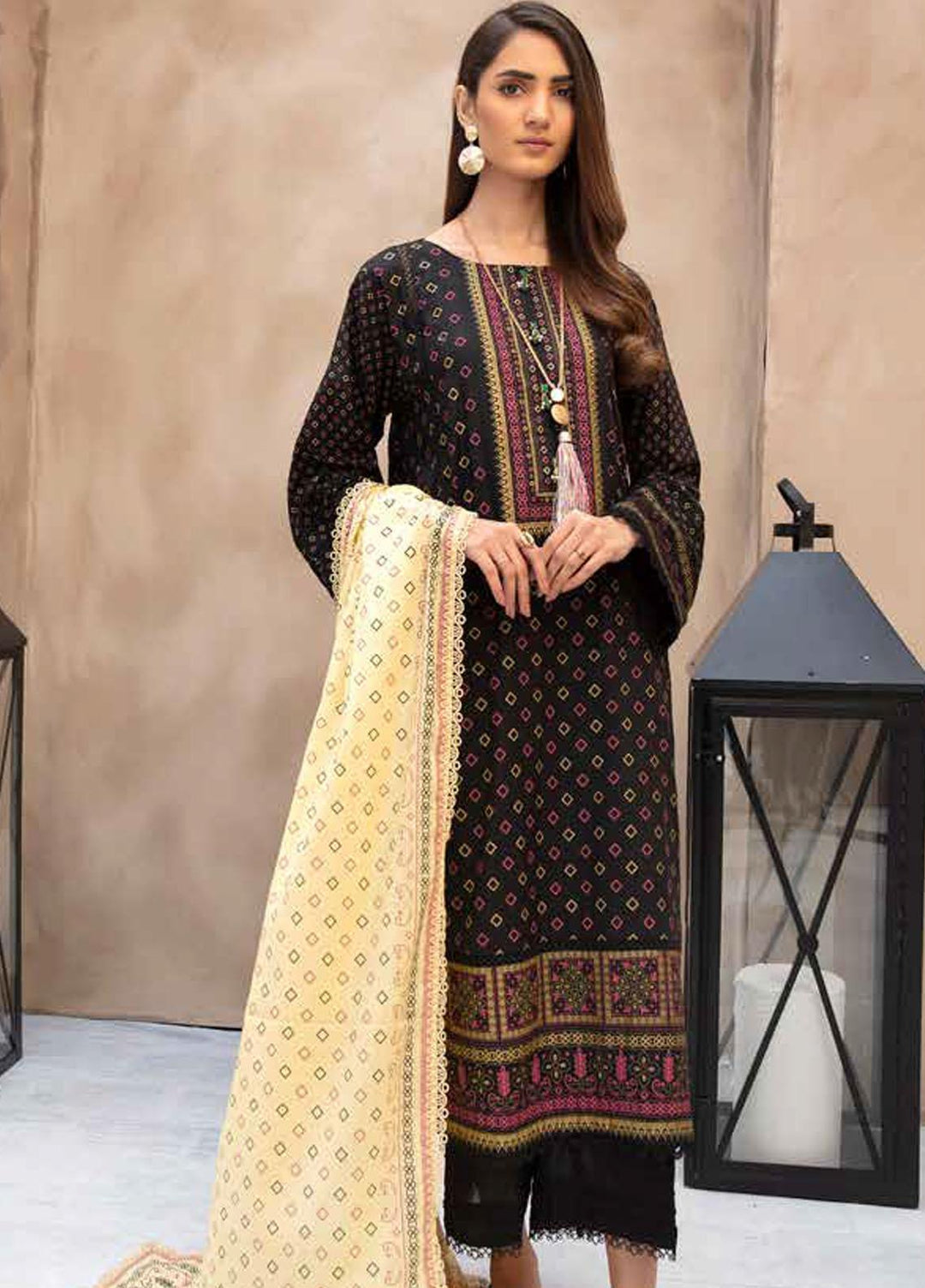 Jhalak By Ittehad Textiles Printed Lawn Suits Unstitched 3 Piece ITD22JS LF-JL1-2211A - Summer Collection