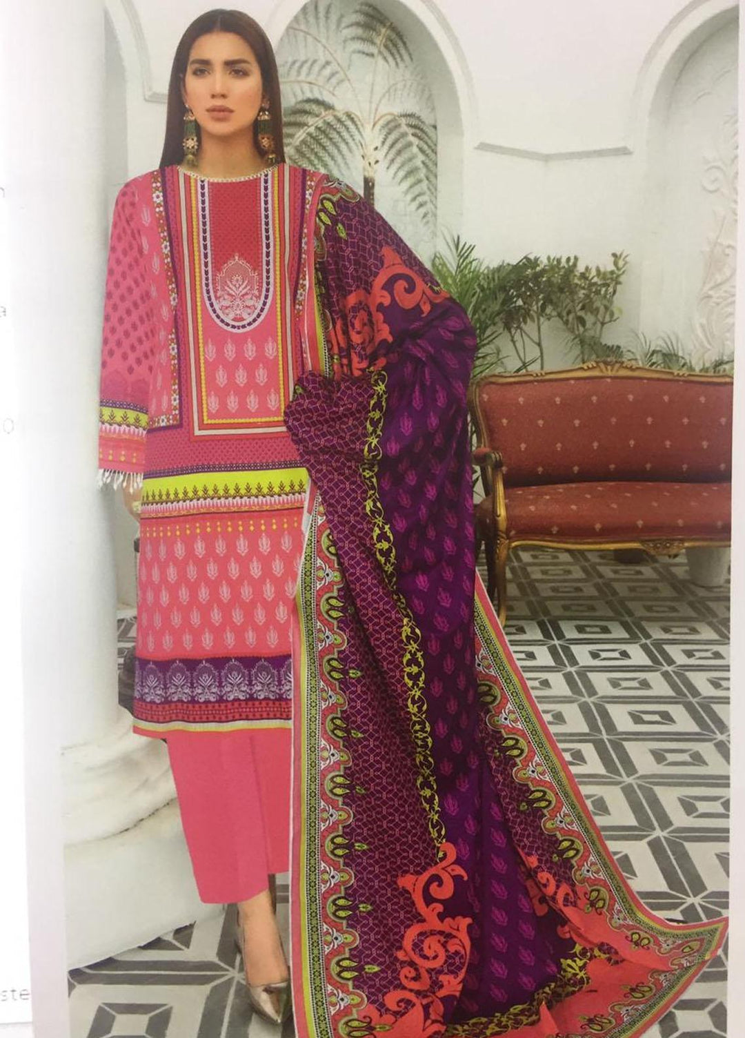 Ittehad Textiles Printed Lawn Suits Unstitched 3 Piece ITD21P LF-JL-21231A - Festive Collection