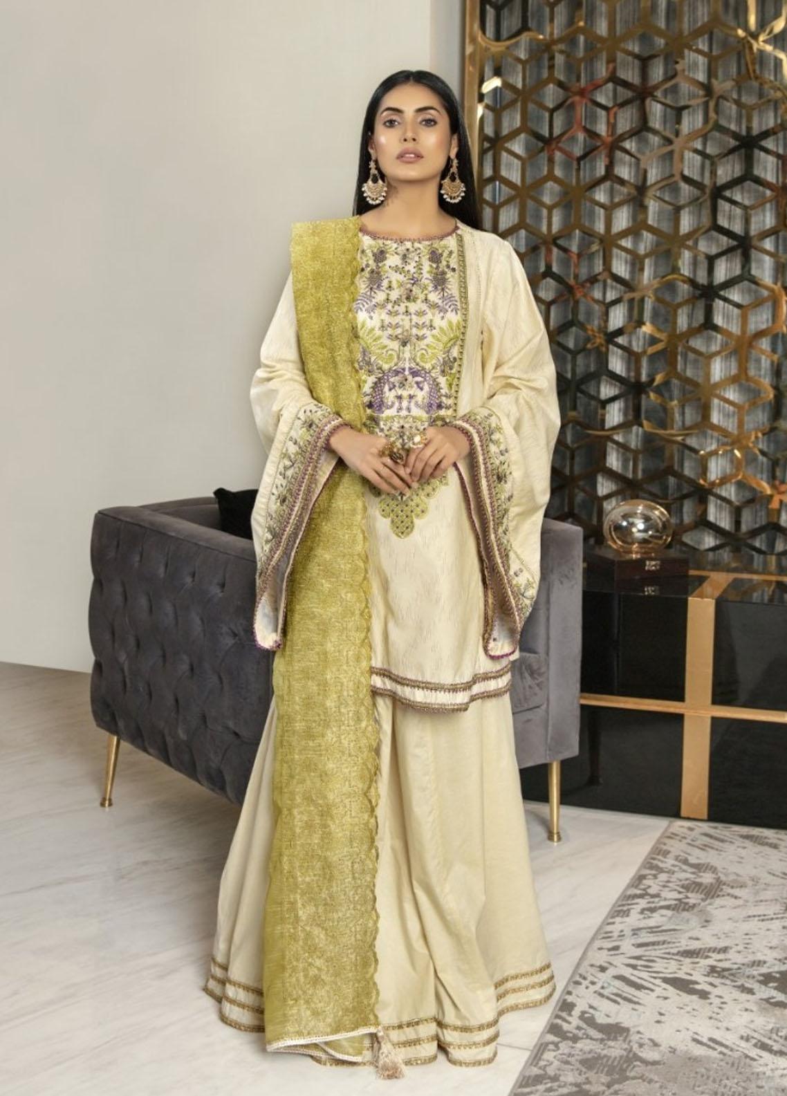 Ittehad Textiles Embroidered Lawn Suits Unstitched 3 Piece ITD22S LF-EP3-2235 - Summer Collection main image 1