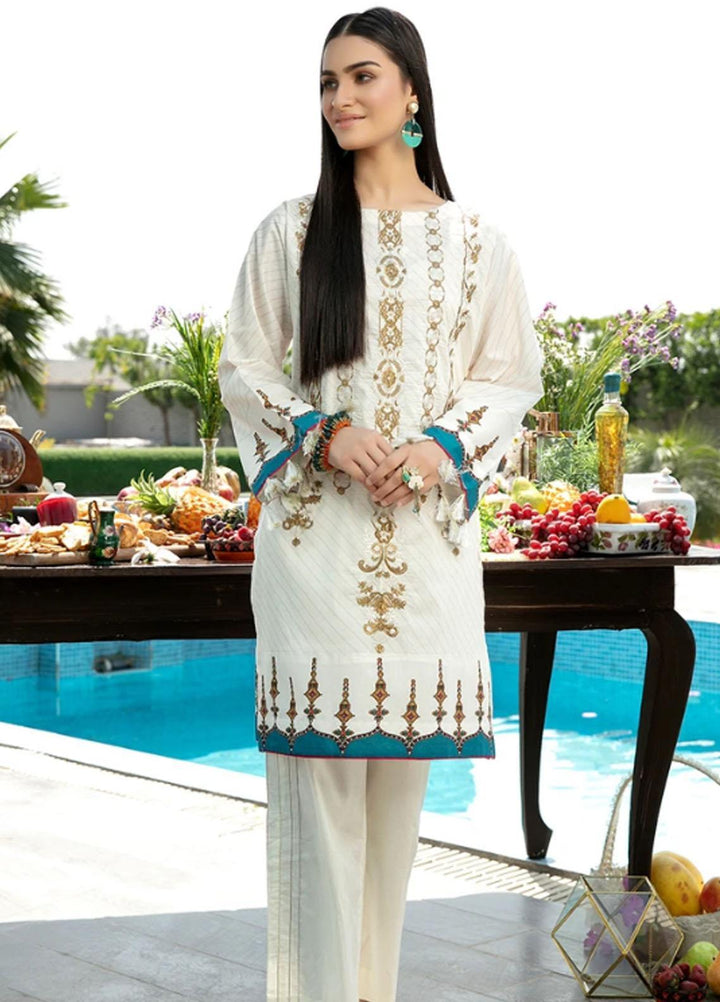 Ittehad Textiles Embroidered Lawn Stitched Kurties DL-SM21-102 Skin