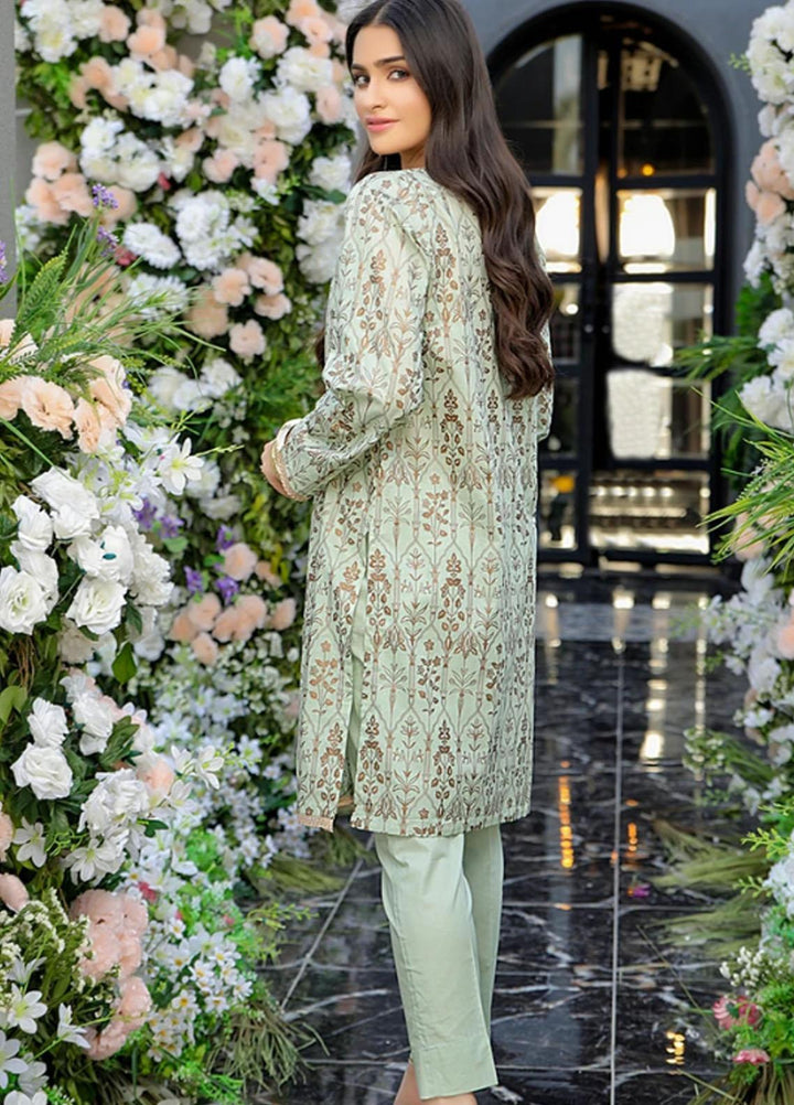 Ittehad Textiles Embroidered Lawn Stitched 2 Piece DL-SM21-76 L.Green