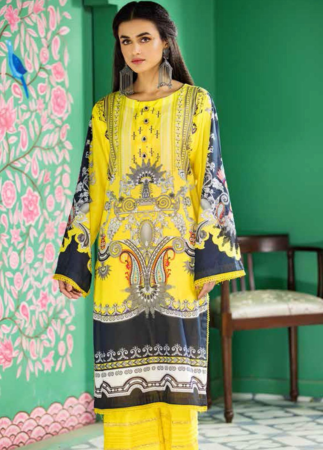 Ittehad Textiles Printed Lawn Unstitched Kurti ITD22K DP-S1-2211 - Summer Collection