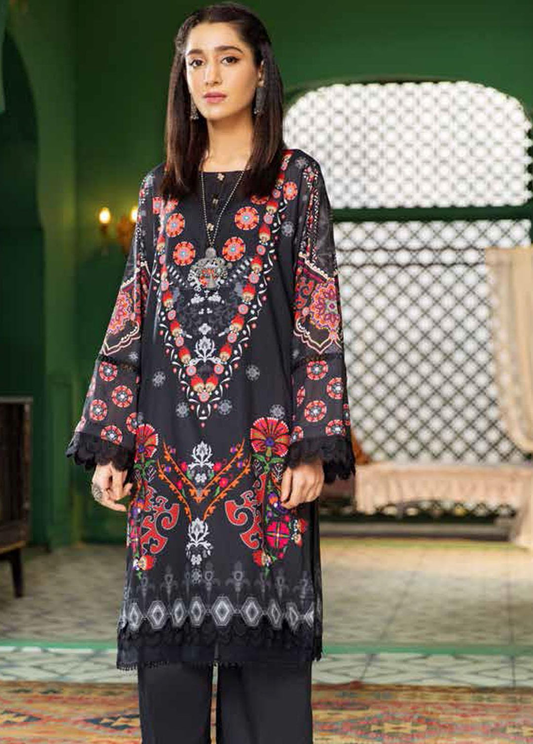 Ittehad Textiles Printed Lawn Unstitched Kurti ITD22K DP-S1-2212 - Summer Collection