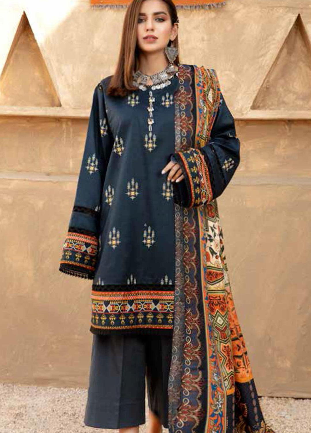 Ittehad Textiles Printed Lawn Suits Unstitched 3 Piece IT21SPS SGP-TYRINA - Spring/Summer Collection