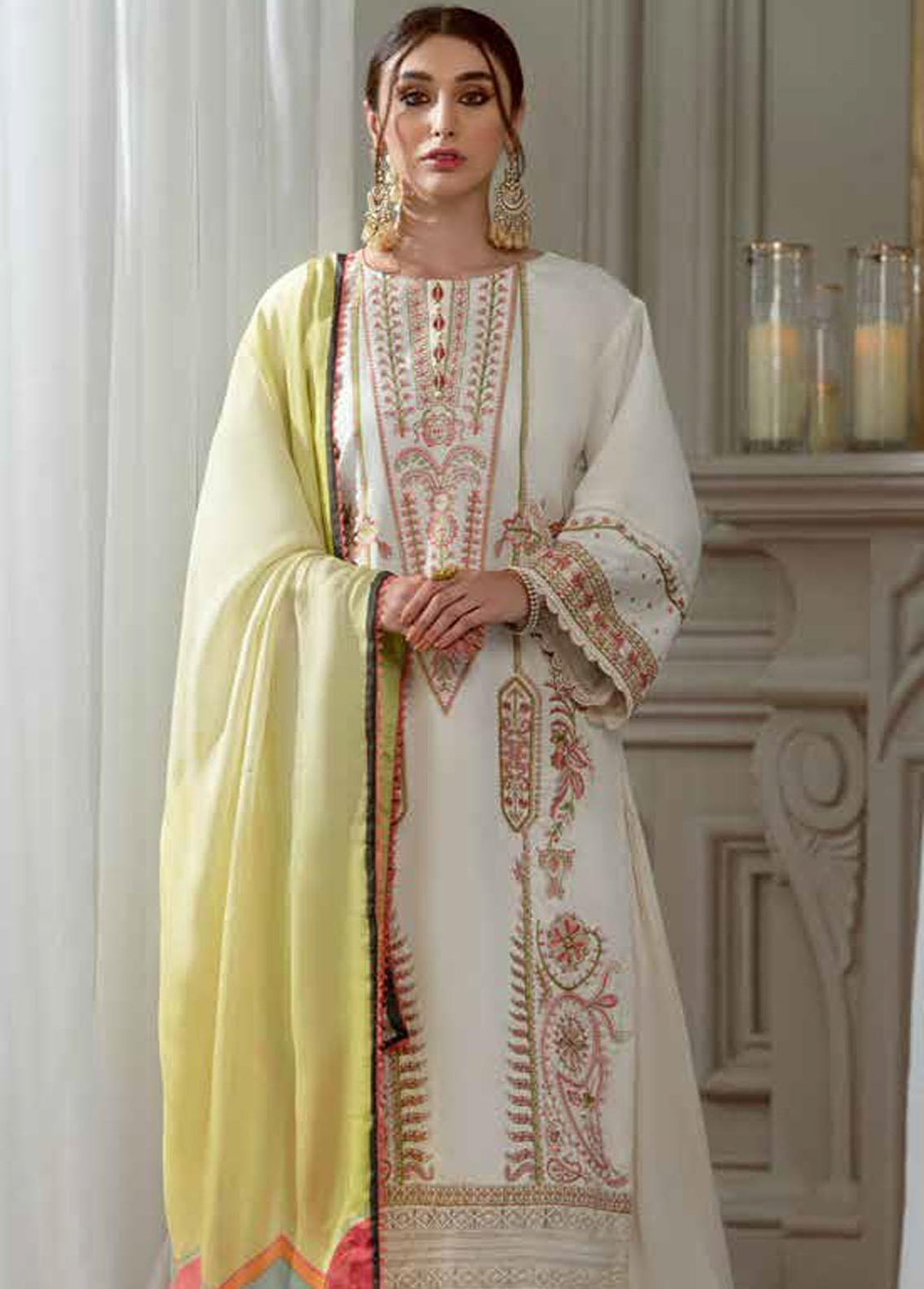 Ittehad Textiles Embroidered Lawn Suits Unstitched 3 Piece ITD22S LF-EP3-2231 - Summer Collection