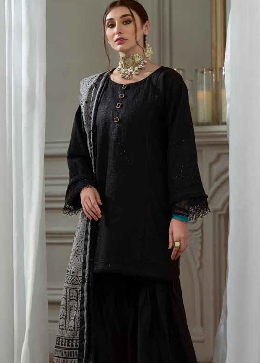 Ittehad Textiles Embroidered Lawn Suits Unstitched 3 Piece ITD22S LF-EP3-2235 - Summer Collection