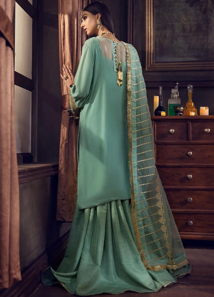 Ittehad Textiles Embroidered Velvet Suits Unstitched 3 Piece IT21WC KAFGEER - Wedding Collection