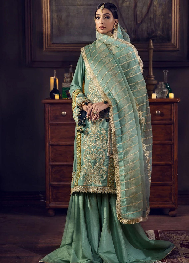 Ittehad Textiles Embroidered Velvet Suits Unstitched 3 Piece IT21WC KAFGEER - Wedding Collection