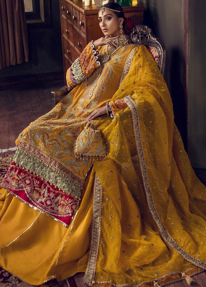 Ittehad Textiles Embroidered Velvet Suits Unstitched 3 Piece IT21WC MEIRA - Wedding Collection