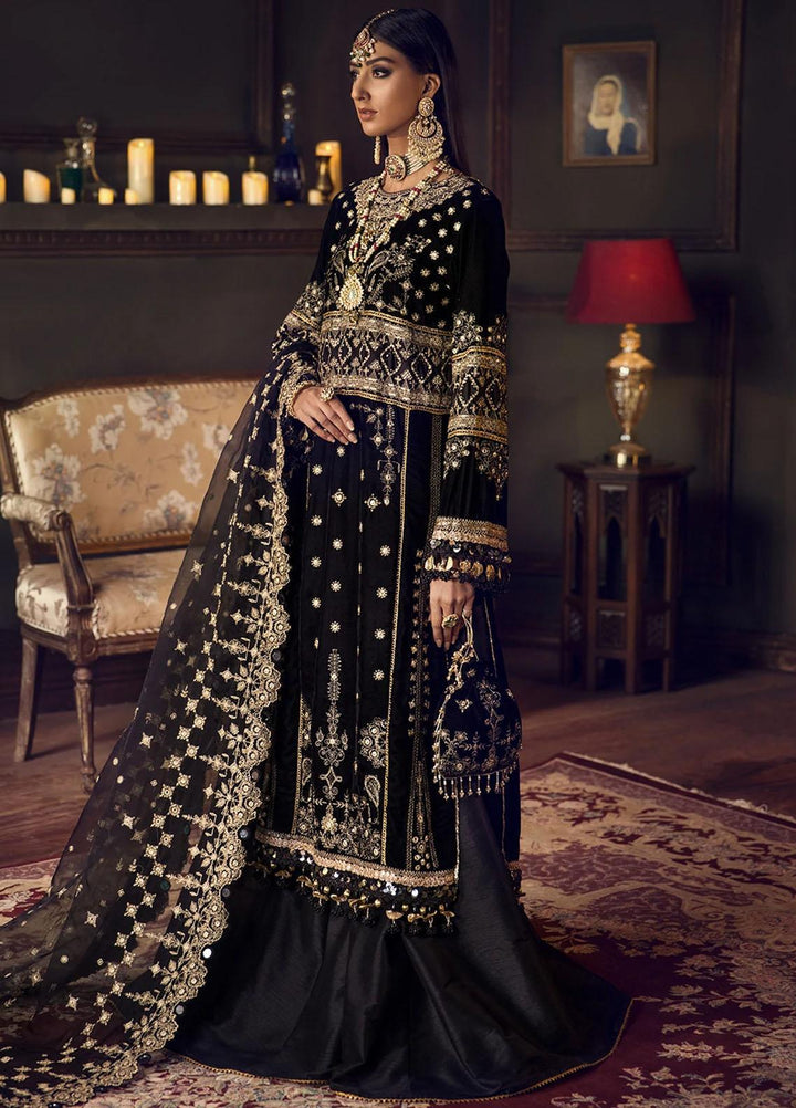 Ittehad Textiles Embroidered Velvet Suits Unstitched 3 Piece IT21WC TAMANNA-E-KHAAM - Wedding Collection