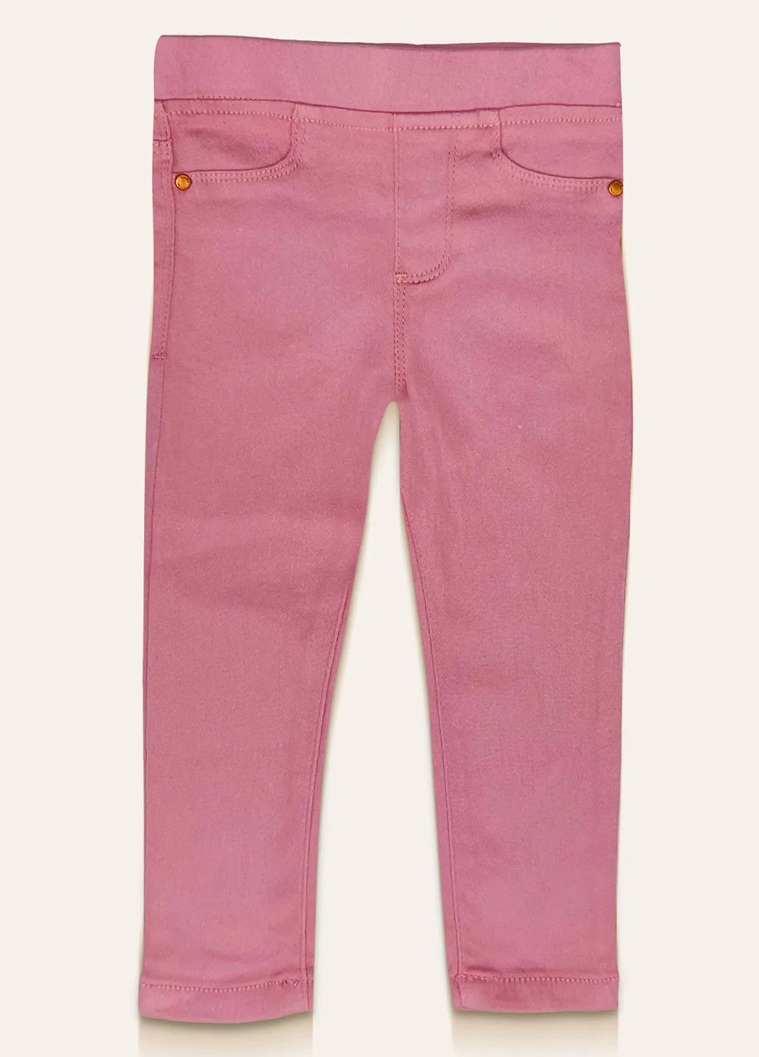 Ixample Pret Casual Cotton Twill Pink Stretch Jegging