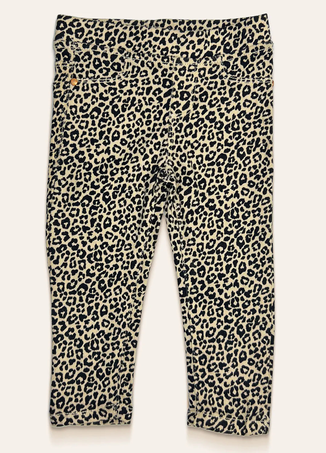 Ixample Pret Casual Cotton/Polyester Leopard Patterned Jegging